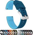 Black Top / Pink Bottom Watch Band / Strap | Elite Silicone | Barton