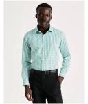 Blaq Tailored Long Sleeve 2 Colour Circle Print Shirt in Red 39