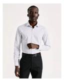 Blaq Tailored Long Sleeve 2 Colour Mid Check in Red 38