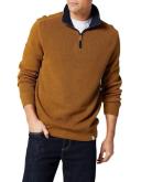 Blazer Heather 1/2 Zip Sweat in Olive Green XL