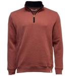 Blazer Heather 1/2 Zip Sweat - Mineral Red - Size 3XL