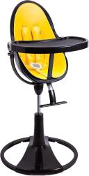 Bloom Fresco High Chair Chrome Frame - Black