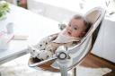 Bloom Fresco High Chair Chrome Frame - Black