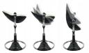 Bloom Fresco High Chair Chrome Frame - Black