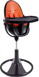 Bloom Fresco High Chair Chrome Frame - Black