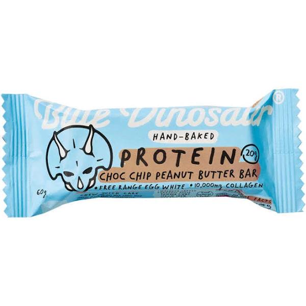 Blue Dinosaur Protein Bar Choc Chip Peanut Butter 60g