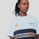 Blue McLaren Gulf Core Printed Stripe T-Shirt