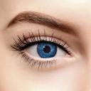 Blue Natural Colored Contact Lenses Tri Tone (90 Day)