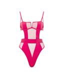 Bluebella (AU) Orla Wired Body Fuchsia Pink | Womens 16F Mesh Body | Luxury Lingerie