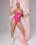 Bluebella (AU) Orla Wired Body Fuchsia Pink | Womens 16F Mesh Body | Luxury Lingerie