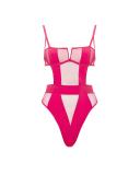 Bluebella (AU) Orla Wired Body Fuchsia Pink | Womens 18F Mesh Body | Luxury Lingerie