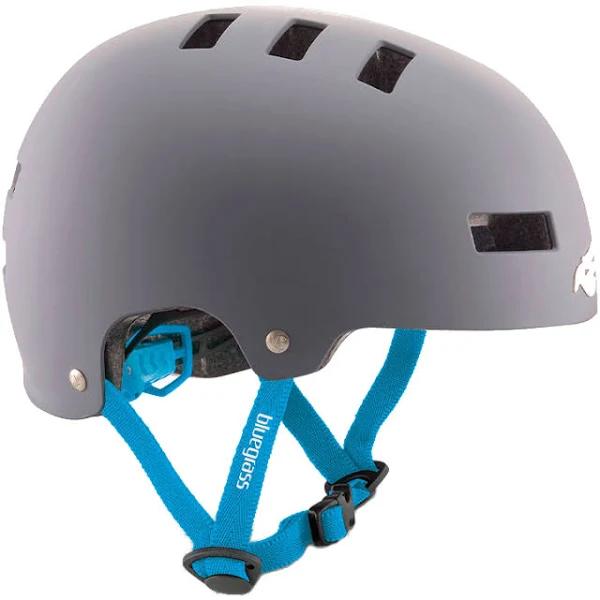 Bluegrass Superbold Grey Cyan BMX Helmet