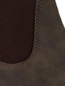Blundstone 585 Rustic Brown Leather Chelsea Ankle Boots, Brown / UK 4.5