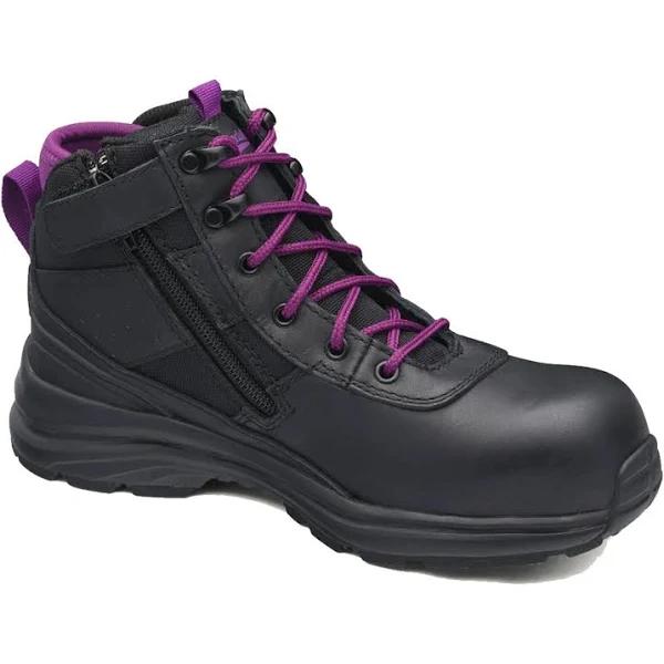 Blundstone 887 Black Leather Women's Safety Boot 5.5