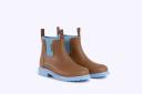Bobbi Gumboot | Chestnut & Ice Blue | Women's