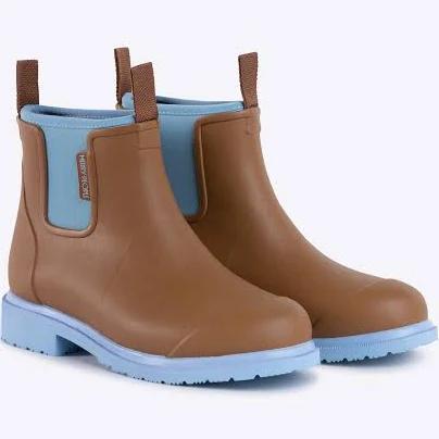 Bobbi Gumboot | Chestnut & Ice Blue | Women's