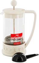 Bodum Brazil French Press Coffee Maker 3 Cup 0.35 Litre Off White