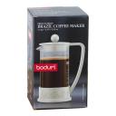 Bodum Brazil French Press Coffee Maker 3 Cup 0.35 Litre Off White