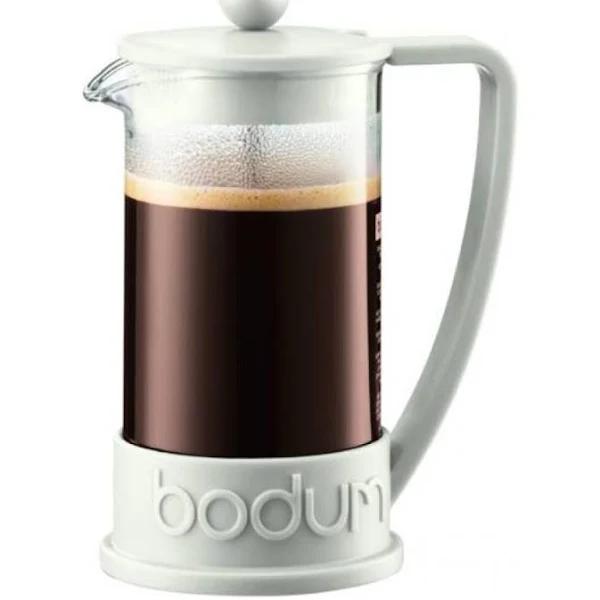 Bodum Brazil French Press Coffee Maker 3 Cup 0.35 Litre Off White