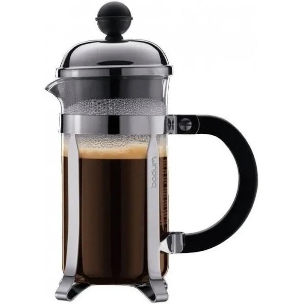 Bodum Chambord French Press Coffee Maker, 3 Cup, 0.35 L, 12 oz, S/S