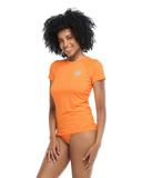Body Glove Women's in Motion Short Sleeve Rashguard - Loquat - Swimoutlet.com