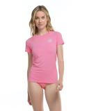 Body Glove Women's in Motion Short Sleeve Rashguard - Pitaya Small - Swimoutlet.com