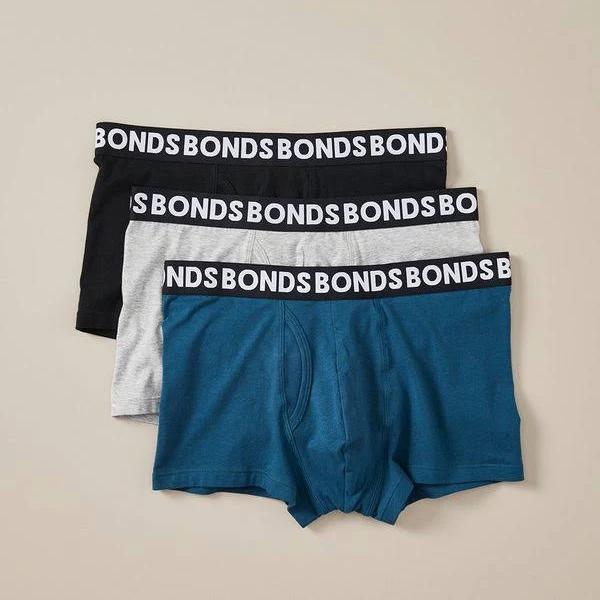 Bonds 3 Pack Everyday Trunks | XL