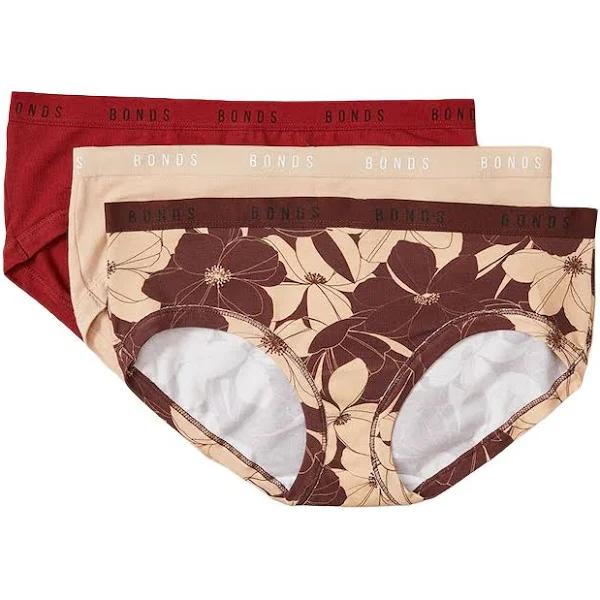 Bonds 3 Pairs x Womens Cottontail Midi Underwear 24k