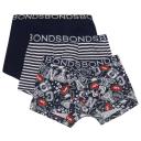 Bonds AFL Trunks Carlton Navy 3 Pack Navy 12-14