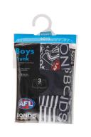 Bonds AFL Trunks Carlton Navy 3 Pack Navy 12-14