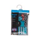Bonds AFL Trunks Port Adelaide Blue 3 Pack Aqua 2-3