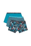 Bonds AFL Trunks Port Adelaide Blue 3 Pack Aqua 4-6