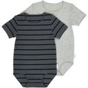 Bonds Baby Short Sleeve Ribbies Bodysuit 2 Pack (Print 03K)