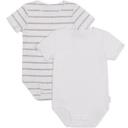 Bonds Baby Short Sleeve Ribbies Bodysuit 2 Pack (Print 03K)