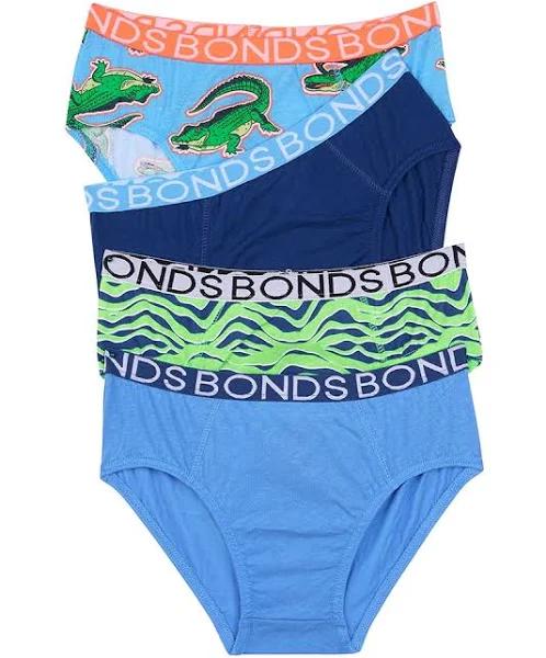 Bonds Boys Brief 4 Pack