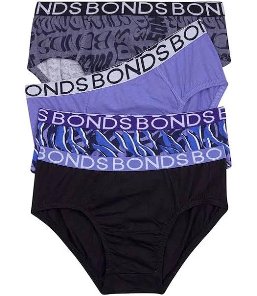 Bonds Boys Brief 4 Pack