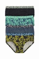 Bonds Boys Brief 4 Pack - Floral Footprint