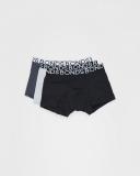 Bonds Boys Trunk 3 Pack - Black & Greyscale