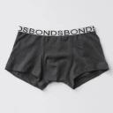 Bonds Boys Trunk 3 Pack - Black & Greyscale