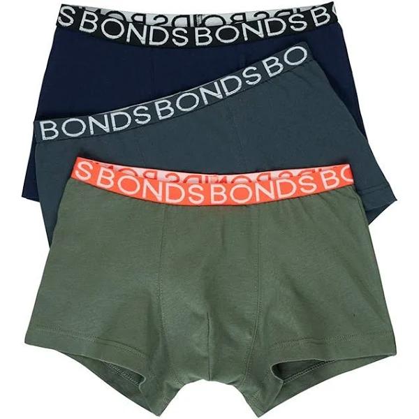 Bonds Boys Trunk 3 Pack Size: 10/12