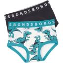 Bonds Boys Whoopsies Toilet Training Undies 2 Pack - Green & Grey - Size 4