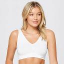 Bonds Comfy Crop Bra; Style WVLHT | White | Size L