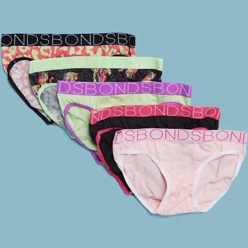 Bonds Girls Bikini 5 Pack