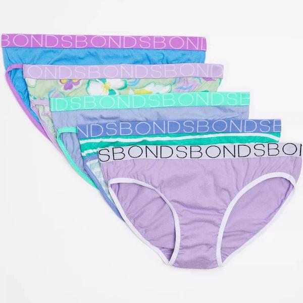 Bonds Girls Bikini Briefs - 5 Pack