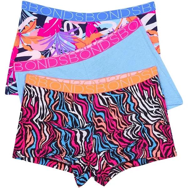 Bonds Girls Shortie 3 Pack