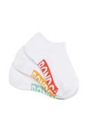 Bonds Kids Logo Cushioned Low Cut 3 Pack - White