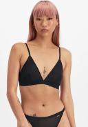 Bonds Match Its Mesh Triangle Bra in Black Size: 8