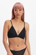 Bonds Match Its Mesh Triangle Bra in Black Size: 8