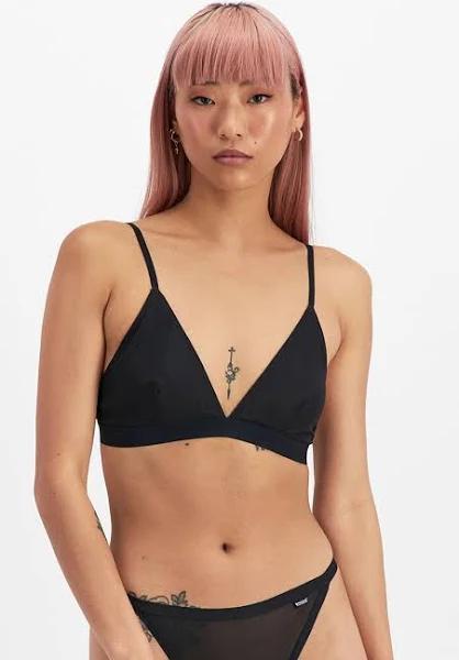 Bonds Match Its Mesh Triangle Bra in Black Size: 8