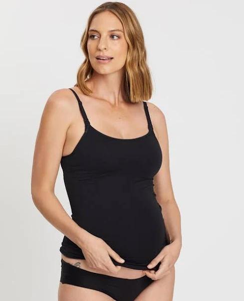 Bonds Maternity Hidden Support Singlet - Black